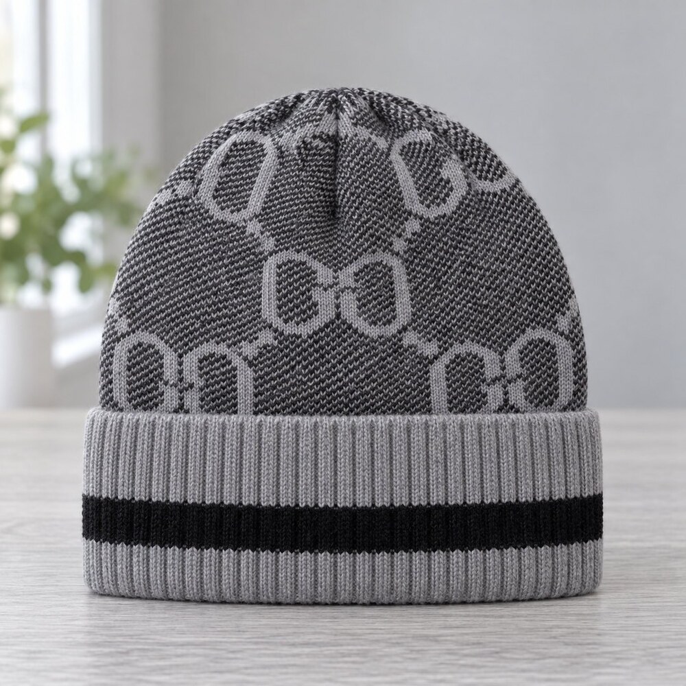 Gucci GG Jacquard Knit Beanie - Picture 1 of 6